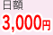日額3,000円